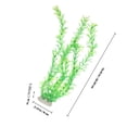 thumbnail image 4 of WASHWEPE 1Pc Plastic Fish Tank Plants Artificial Simulation for Aquarium with Light Green Color, 4 of 5