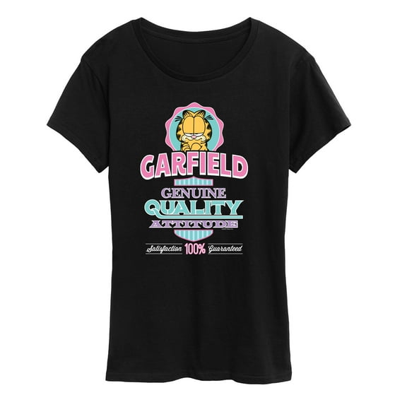 Garfield - Genuine Attitude - Women's Short Sleeve Graphic T-Shirt