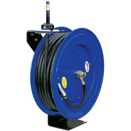 3/8-Inch 100 Feet 100ft Retractable Reel w/ Rubber Air Hose