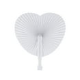thumbnail image 3 of 48pcs Paper Heart Shape Fans Blank Handheld Folding Fan Party Favors for Wedding Festival, 3 of 9