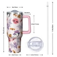 thumbnail image 2 of Halloween Cup, Horror Ghost Mug 40oz Tumbler with Handle and Straw, Insulated Spooky Gift Idea, 2 of 5