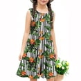 thumbnail image 6 of SGFCWSX Girls Sleeveless Dress A-Line Graphic Print Crew Neck Summer Party Dresses for Teens Multicolor Size 13-14 Years, 6 of 6