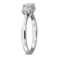 thumbnail image 5 of Created Forever Women's 1 3/4ct TW Lab Grown Diamond Sterling Silver 3-Stone Engagement Ring, 5 of 10