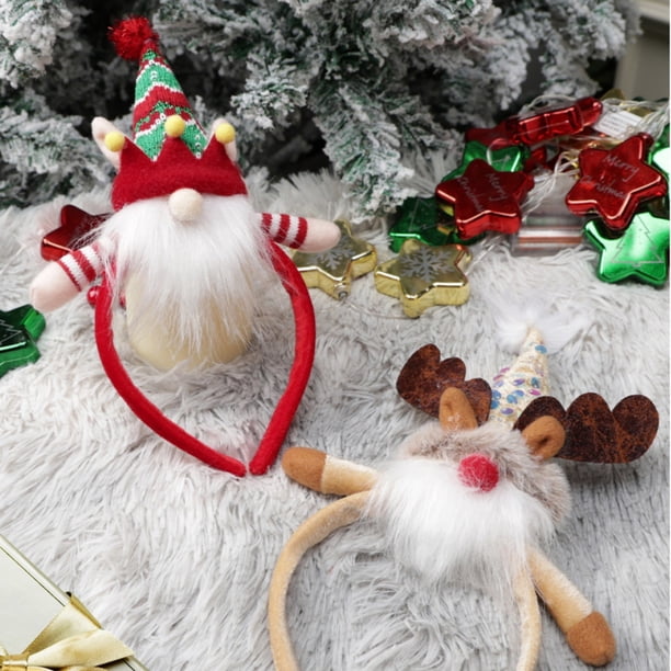 Chapeau De Noël En Forme De Canne à Sucre - Bandeau Amusant - Accessoire De Fête Pour Adultes