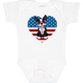 thumbnail image 3 of Inktastic Boston Terrier Dog US Flag July 4th Boys or Girls Baby Bodysuit, 3 of 5
