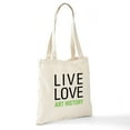 thumbnail image 6 of CafePress - Live Love Art History Tote Bag - Unisex Canvas Tote Bag, Beige, 1-Piece, 6 of 6