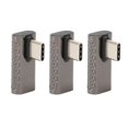 thumbnail image 1 of 3pcs USB C Female to Male Angled Adapter 20Gbps 8K 60Hz Center Elbow Type C 4.0 for PC Phone, 1 of 4