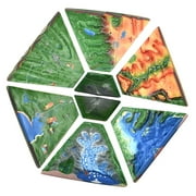Landform Model Set, 37 Inch, Set of 8 - Cross-Sectional, 3 Dimensional - Investigate Geographical and Geological Features - Hand Painted, Full Color - Includes Detailed Lesson Plan - Eisco Labs