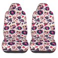 thumbnail image 2 of Fotbe Skull lips record Guitar Pattern Automotive Seat Covers for Cars Trucks and SUVs – Car Seat Covers for Front Seats,Protective Seat Covers,Vehicle Seat Covers, Set of 2, 2 of 9
