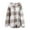 N171-Khaki, variant on NAFUU Womens Fleece Jacket Button Up Checkered Hooded Casual Coats Fall Winter Fuzzy Fleece Jackets Warm Coat Outerwear With Pockets Women Warm Coats