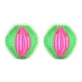 thumbnail image 1 of 2Pcs Clothes Laundry Balls Reusable Vivid Color Labor-saving Effective Multipurpose Remove Hair Plastic Washing Machine Lint Remover Balls Hair Catchers for Home, 1 of 10