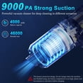 thumbnail image 3 of Handheld Car Vacuum Cleaner, 42000Pa Vacuum Cleaner and Air Duster, 120W High Power Hand Held Vacuum with LED Light and Multi-Nozzles for Car, Home, Office, Pet, 3 of 7