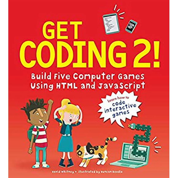 Get Coding 2! Build Five Computer Games Using HTML and JavaScript 9781536210309 Used / Pre-owned