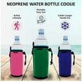 thumbnail image 5 of Blank Neoprene Water Bottle Coolie (6 Pack, Turquoise), 5 of 8