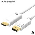 thumbnail image 3 of Display Port to HDMI Cable DP Adapter Converter Audio Video PC HDTV 1080P, 3 of 8