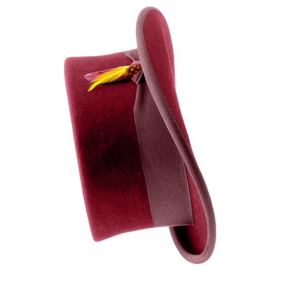 COMEET Hat Cap, Old-fashioned Top Hat Western Short-Brimmed Hat for Women Man Casual Wear Western Fedoras Man Women Unisex Wear