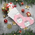 thumbnail image 4 of SKYSONIC Christmas Stocking Personalized Cat Large Candy Stocking Hanging Gift Xmas Stockings Decoration 1 PC for Family Holiday Party Ornaments Decor Fireplace, 4 of 7