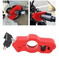 thumbnail image 3 of Motorcycle Handlebar Lock,Red Aluminum Alloy Handlebar Safety Lock Anti Theft Grip Lock,Scooter Brake Clutch Security Locks Tamper Resistant Weatherproof Aluminum Alloy Anti Theft, 3 of 9