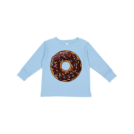 

Inktastic Chololate Donut with Sprinkles Gift Toddler Boy or Toddler Girl Long Sleeve T-Shirt