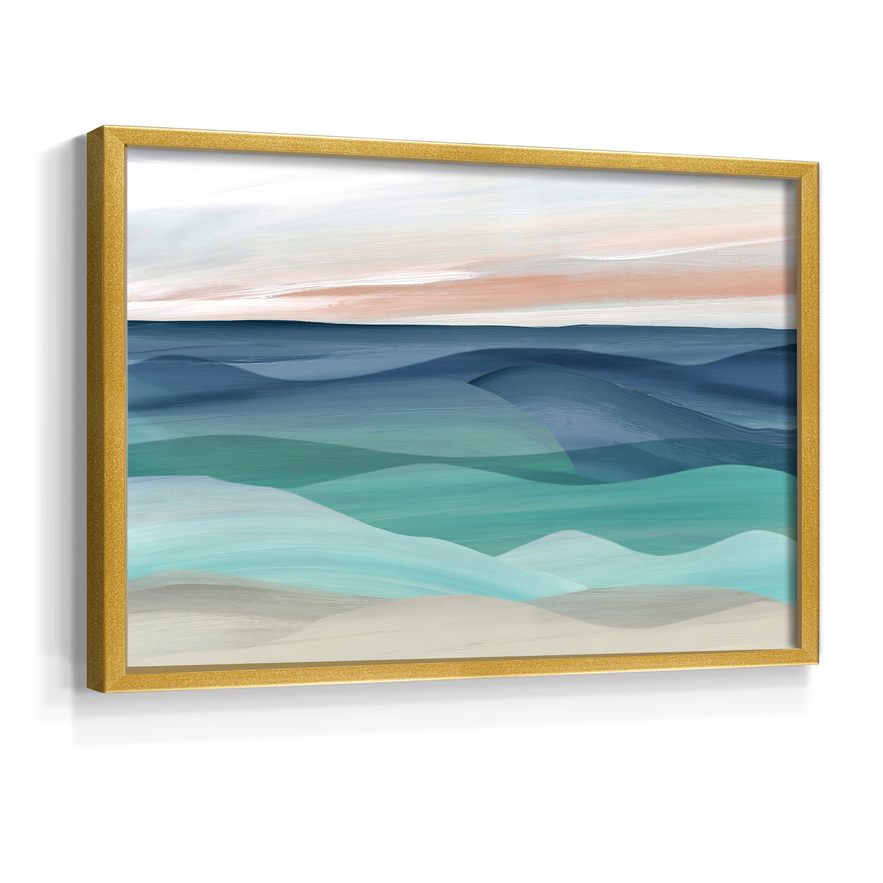 Shifting Seas by Carol Robinson - Restickable Framed Giclée Print