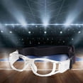 thumbnail image 4 of Football Basketball Glasses Anti Fog Wearable Tennis Cycling Sports Goggles White, 4 of 5