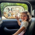 thumbnail image 3 of Yuyamidu Cow Family Car Window Shades for Side Window 2 PCS Sunflower Car Window Sun Shades Bee Car Rear Window Shade for Kids Car Window Sun Protection Auto Accessories, 3 of 7
