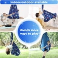 thumbnail image 3 of Sensory Swing for Kids Indoor, 360 Swivel Double-Layer Kids Swing Playset, Air yoga for Adults, Friendly Cuddle for Calming Compression, Therapy Swing Hammock with All Hardware  Sensory Toys & Gifts, 3 of 8