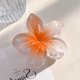 thumbnail image 5 of Colorful simulation three-dimensional frangipani hairpin holiday style side gradient bauhinia flower female shark clip, 5 of 5