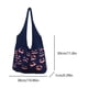 thumbnail image 3 of Bolso para Axilas Bandolera Hobo Tejido A Crochet Mujer Halloween Navidad, 3 of 9