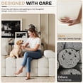 thumbnail image 6 of Wiilayok 88" Modular Cloud Couch, Chenille Fabric with Memory Foam, Removable Armrests & Backrests, Beige White, 6 of 10