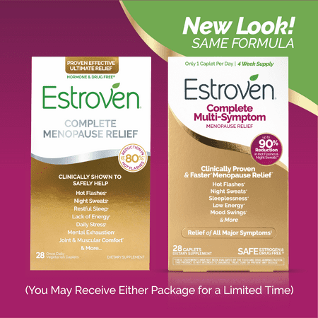 Estroven Complete Menopause Relief, Hormone & Drug Free, 28 Ct