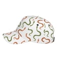 thumbnail image 5 of Naloa Original Classic Low Profile Hat Men Women Baseball Cap Dad Hat Adjustable Unconstructed Hand Drawn Snake Print Cap, 5 of 9