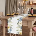 thumbnail image 2 of Table Runners 90 Inches Long Dress Scarves, Spring Flowers Farmhouse Coffee/Dining/Kitchen Table Runner for Living Room, Watercolor Wildflowers Botanical Floral Leaf 13x90 Inch, 2 of 9