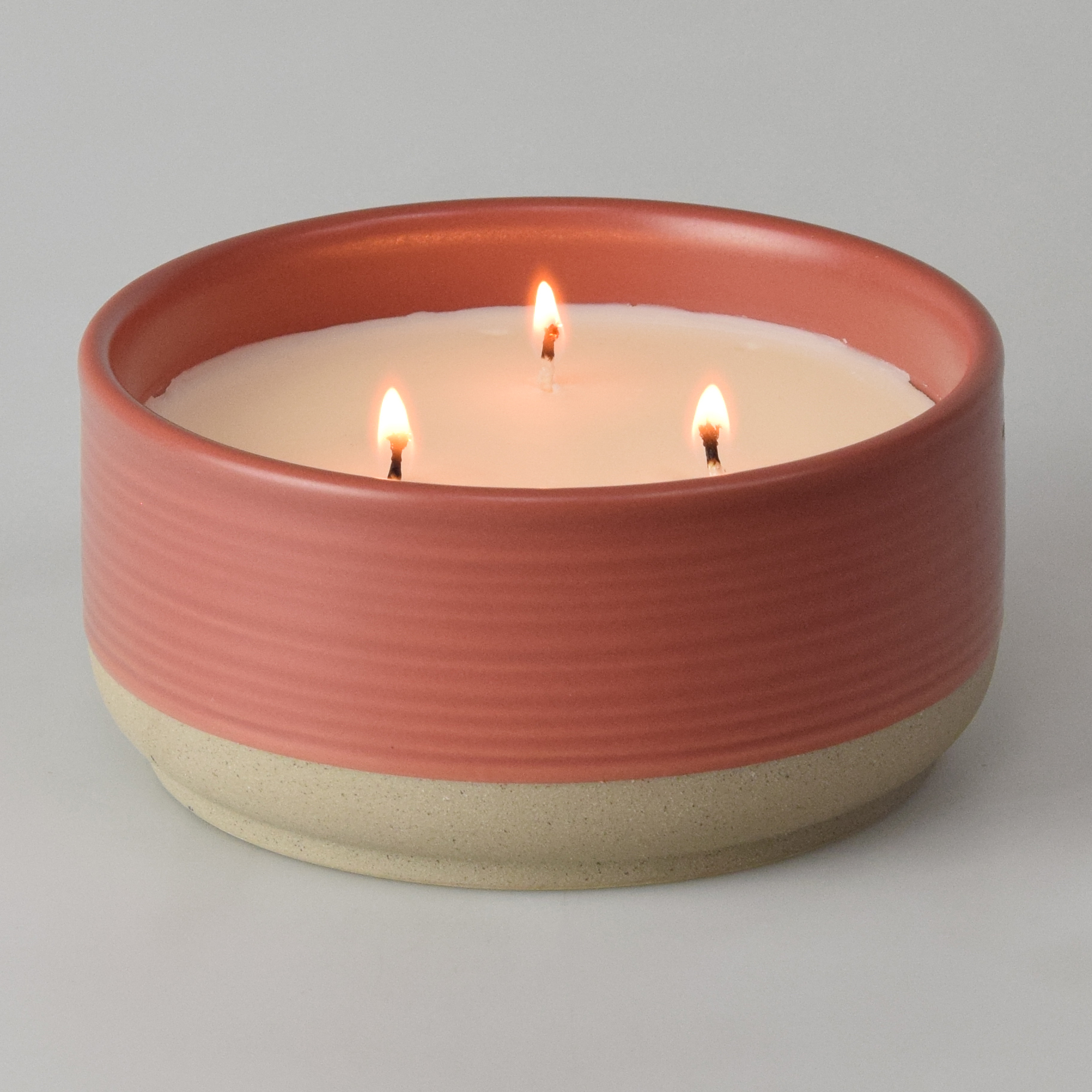Better Homes & Gardens Farm Apple Pumpkin Scented 16oz Ceramic Dish 3-Wick Candle