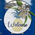 thumbnail image 4 of BKER Farmhouse Cute Pineapple Door Sign Eye Catching Door Front Hanging Farmhouse Door Hanging Easter Welcome Decoration Home Pineapple Door Decoration, 4 of 5