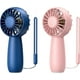 thumbnail image 1 of 2 Pack Portable Handheld Fan Rechargeable Mini Fan for Home, Office, Travel and Outdoor Activities - Great for Couples, 1 of 5