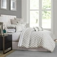 thumbnail image 2 of Pemberly Row 10-piece Fabric King Comforter Set in Gray/Platinum, 2 of 20