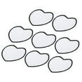 thumbnail image 1 of Uxcell 8pcs Parches en blanco para sublimación, 8cm/3.15" Parches de tela para planchar en blanco, parches de reparación de transferencia de calor, manualidades DIY en blanco, 1 of 7