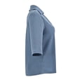 thumbnail image 4 of Blusa George para Mujer, Manga al Codo Azul Talla CH, 4 of 4