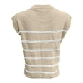 thumbnail image 6 of JJHGVB Cap Sleeve Sweater for Women Lightweight Sweater Sleeveless Sweater Tops for Women Womens Sweater Top Tank Tops Women Sweater Tops for Women Beige1 L, 6 of 6