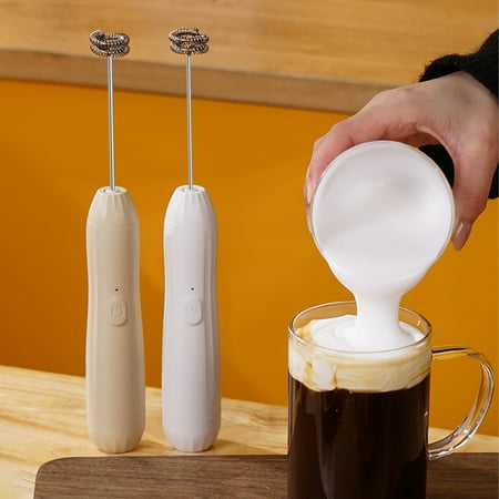 

Coffee Frother Handheld Foam Maker Mini Milk Whisker Stainless Steel Ergonomic Grip for Cappuccino/frappe Travel-Ready 360-Degree Swivel Efficient Foam Creation Professional Barista Tool