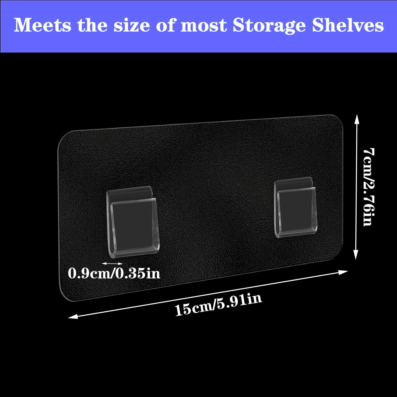6 Pack Adhesive for Shower Caddy Adhesive Replacement Stickers Sticky Pads - Shower Shelf Adhesive for Corner Shower Caddy, Bathroom Storage Shelves Kitchen Racks
