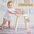 thumbnail image 4 of Taza de agua con pajita de silicona para niños, taza de agua a prueba de fugas, taza de agua con pajita para entrenamiento de bebé, taza para beber de aprendizaje para bebé, 1 rosa claro, 4 of 5