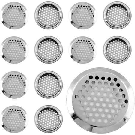 

Stainless steel cover for ventilation openings 20 Silver ventilation openings 2.1 (53mm) circular soffit ventilation louvers circular mesh soffit ventilation openings