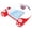 Red, variant on SPORTSSTUFF Noodler 2 Person Person Pool N' Beach Lounge Lake Float Raft 54-1852