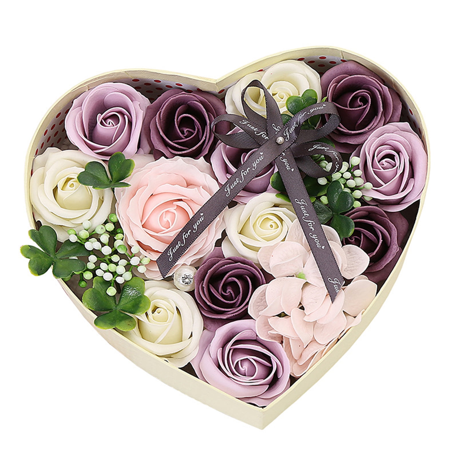 Eternal Heart Gift Set - Special Edition - Preserved Roses Arrangements - Heart Shaped Roses Bouquet