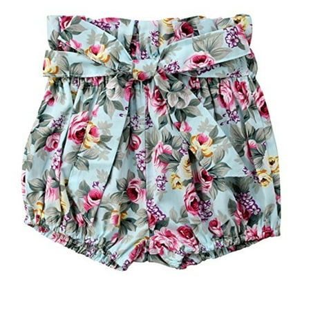 

Toddler Kids Baby Girls Plain Floral Cute Bottoms Shorts Casual Pants
