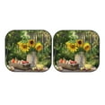 thumbnail image 7 of Goofa Vintage Wooden Bucket Pattern 2 Piece Car Windshield Sun Shade Foldable | Front Windshield Shade for Sun, Heat and UV Rays | Sunshade for Car Front Window-, 7 of 7