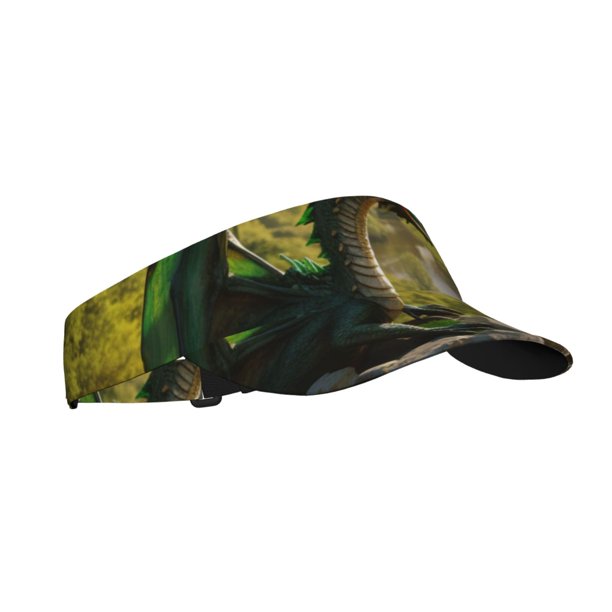 Balery Deep Forest Stone Green Dragon Gorra deportiva con visera ajustable para mujer y hombre (talla única)