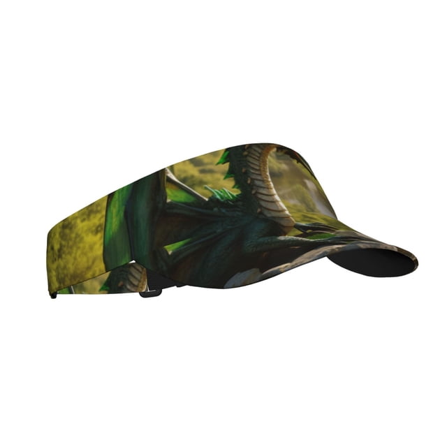 Balery Deep Forest Stone Green Dragon Gorra deportiva con visera ajustable para mujer y hombre (talla única)